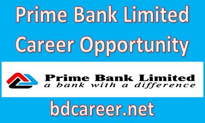 Prime Bank Limited Career Opportunity