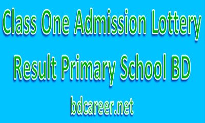 Class One Lottery Result 2021