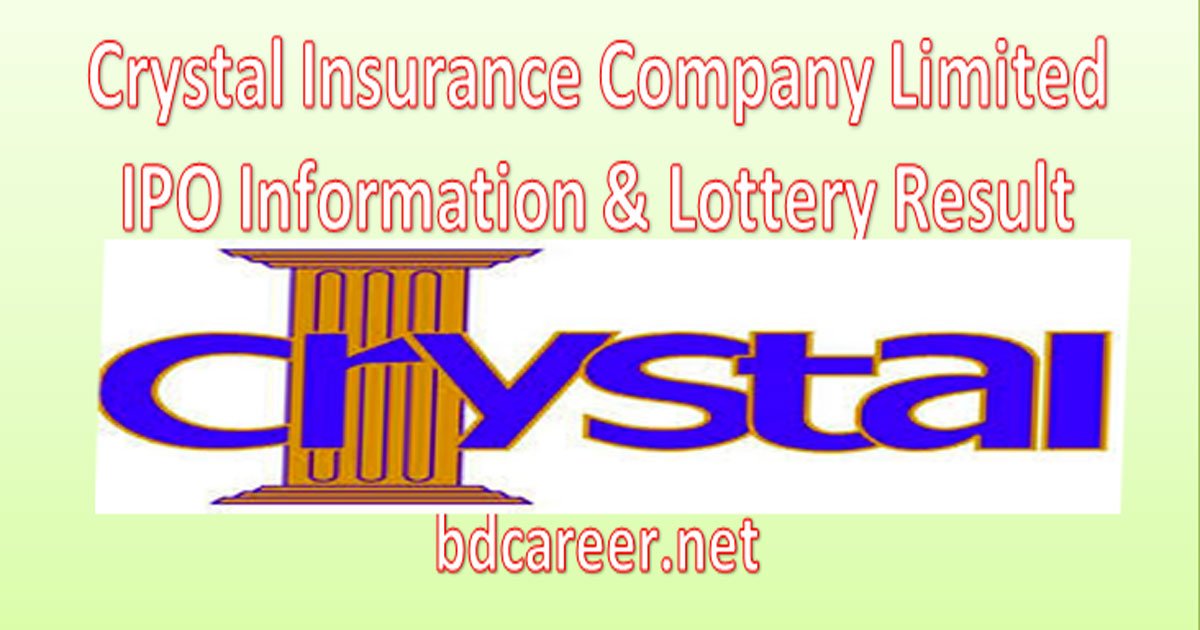 Crystal Insurance IPO Subscription & Lottery Result 2020