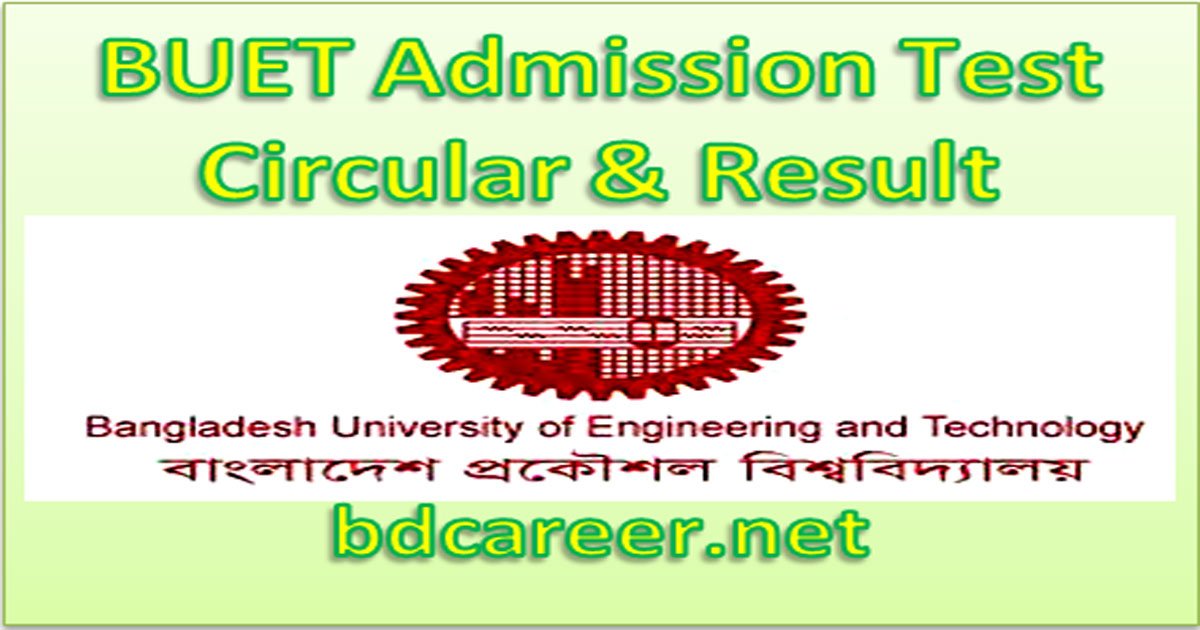 BUET Admission Test Result 2020-21