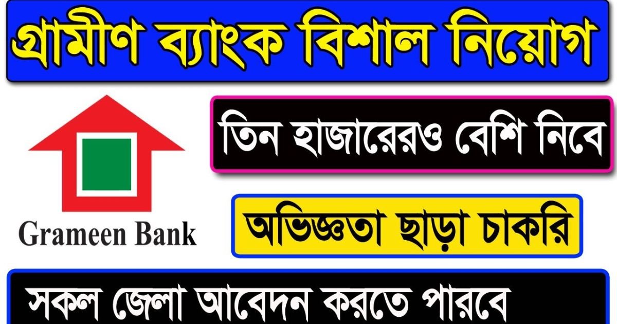 Grameen Bank Job Circular